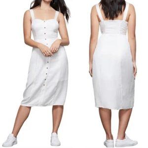 Good American White Sleeveless Sundress